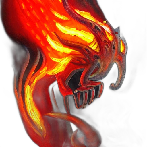 dragon, mask, creature, staff transparent PNG cut-out