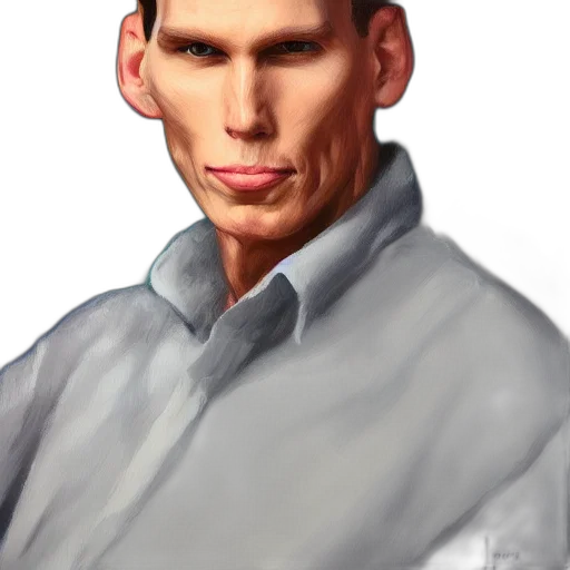 face, staff, jacket, creature transparent PNG cut-out