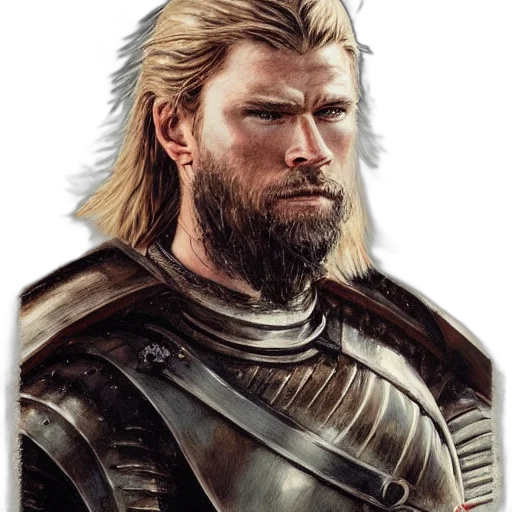 sword, face, hair, dragon transparent PNG cut-out