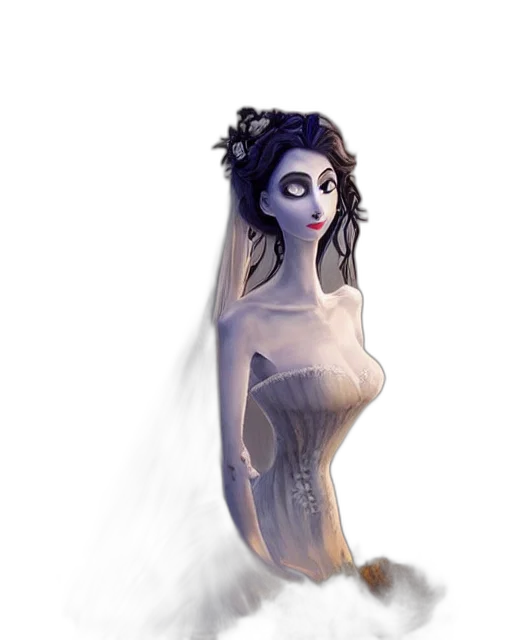 dress, mask, fantasy art, concept art transparent PNG cut-out