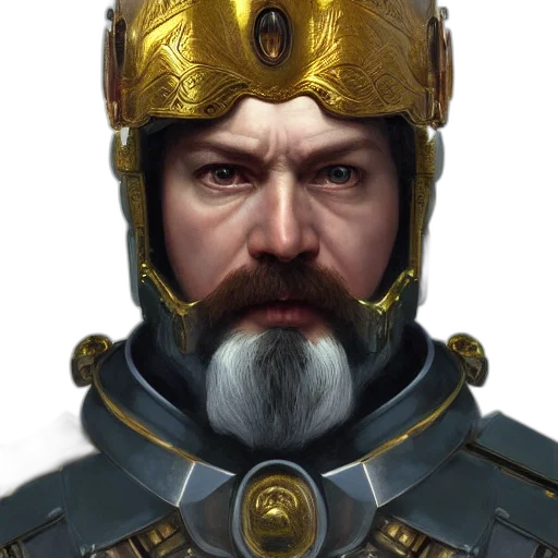 crown, face, staff, sword transparent PNG cut-out