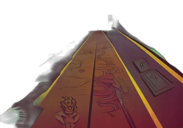 car, concept art, vaporwave, comic book art transparent PNG cut-out
