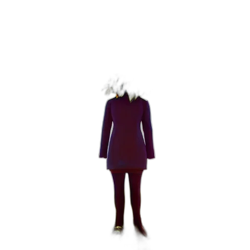 jacket, creature, robot, staff transparent PNG cut-out