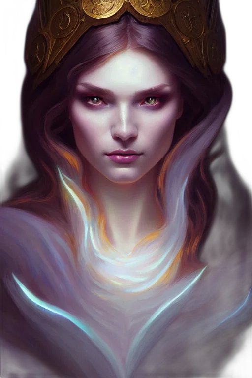 face, crown, fantasy art, concept art transparent PNG cut-out