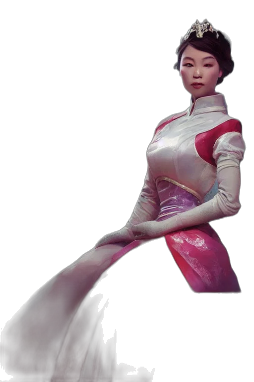 staff, robot, dress, weapon transparent PNG cut-out