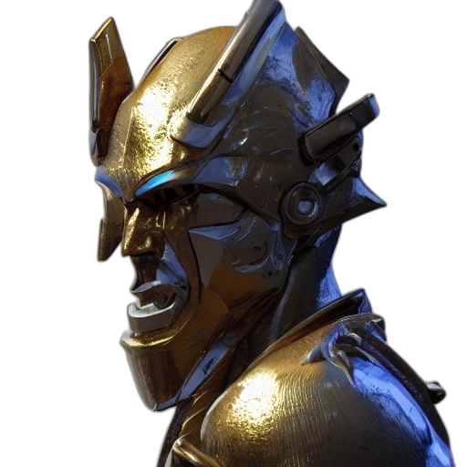 mask, robot, crown, face transparent PNG cut-out
