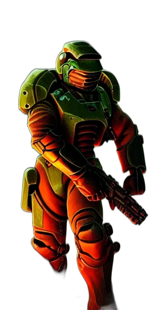 robot, weapon, concept art, pixel art transparent PNG cut-out