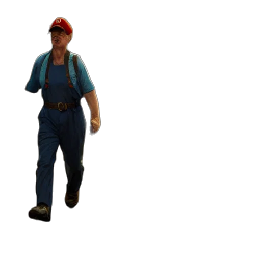staff, hat, robot, animal transparent PNG cut-out