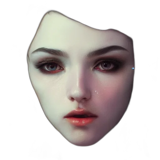 face, mask, crown, robot transparent PNG cut-out