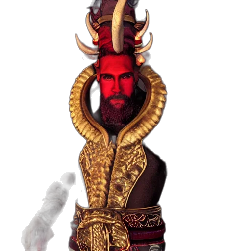 staff, mask, crown, concept art transparent PNG cut-out