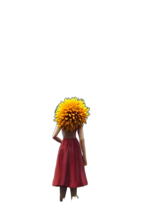 dress, flower, crown, umbrella transparent PNG cut-out