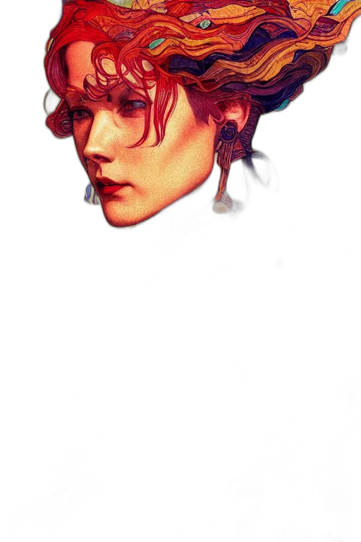 face, crown, hat, hair transparent PNG cut-out