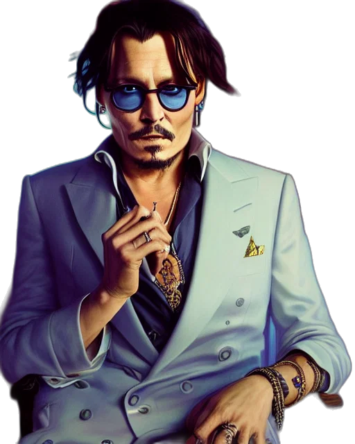 jacket, jewelry, face, photorealistic transparent PNG cut-out
