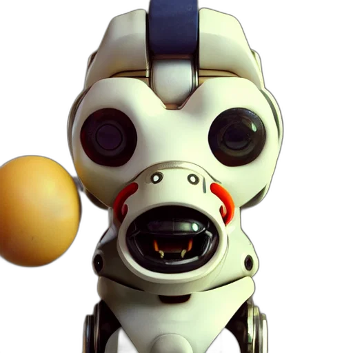 robot, mask, face, creature transparent PNG cut-out