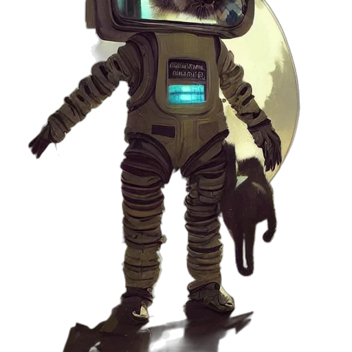 robot, staff, creature, mask transparent PNG cut-out