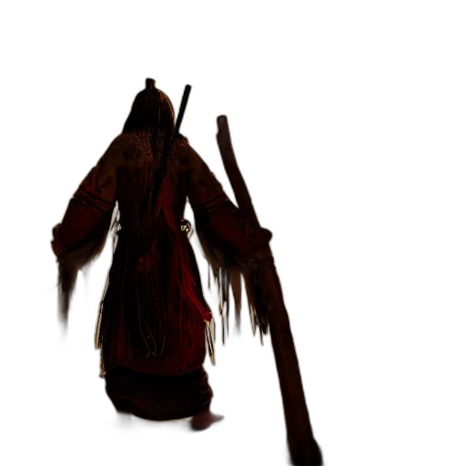 staff, sword, hair, weapon transparent PNG cut-out