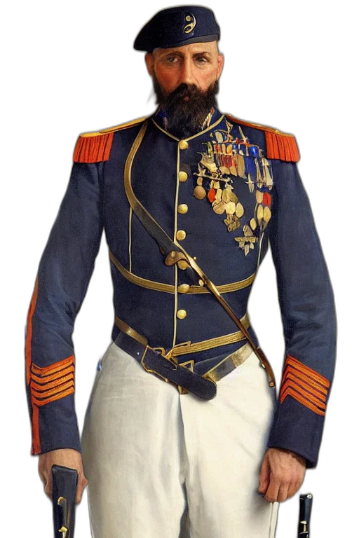 jacket, staff, crown, hat transparent PNG cut-out