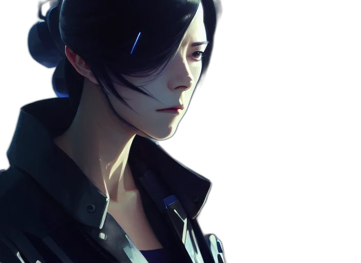 face, jacket, mask, staff transparent PNG cut-out