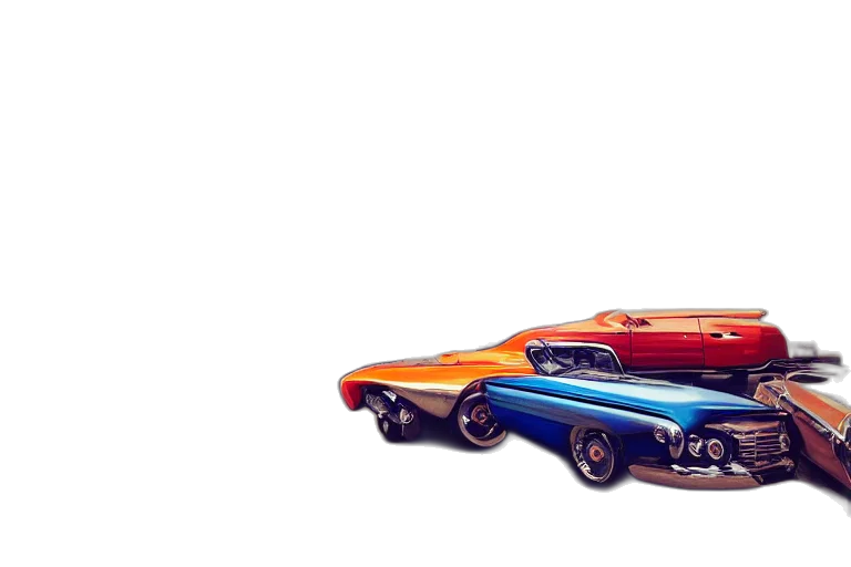 car, concept art, 3d render, comic book art transparent PNG cut-out