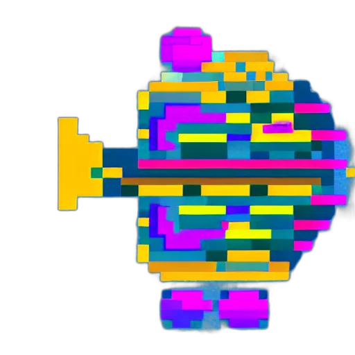 robot, crown, weapon, staff transparent PNG cut-out