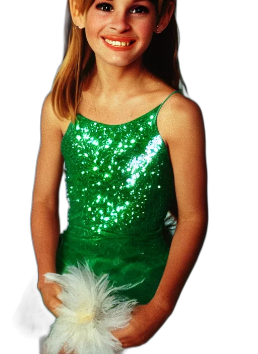 dress, crown, photorealistic, green transparent PNG cut-out