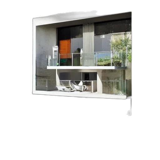 furniture, building, 3d render, photorealistic transparent PNG cut-out