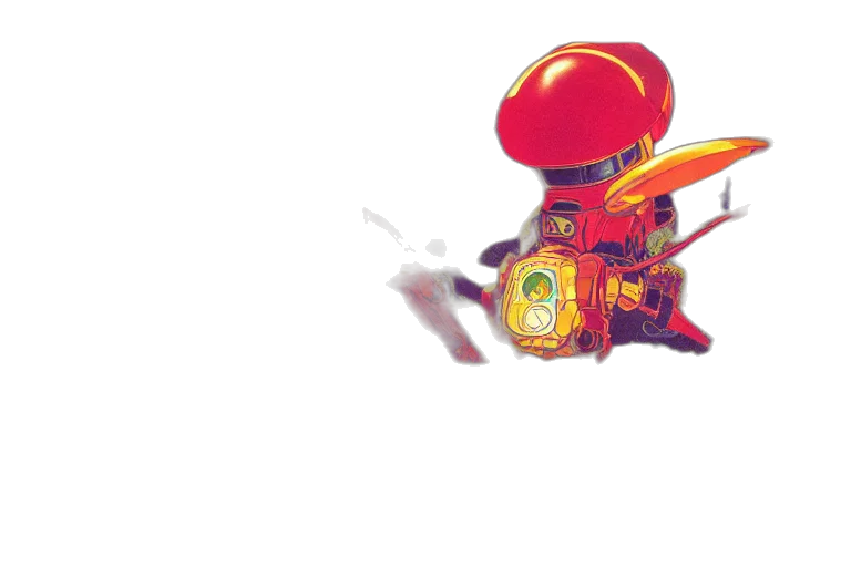 robot, weapon, dragon, mask transparent PNG cut-out