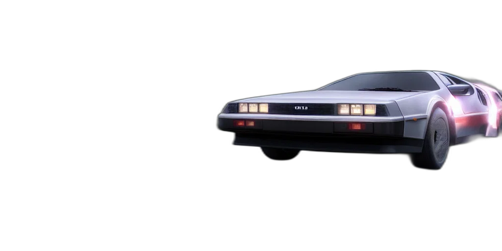 car, robot, concept art, vaporwave transparent PNG cut-out