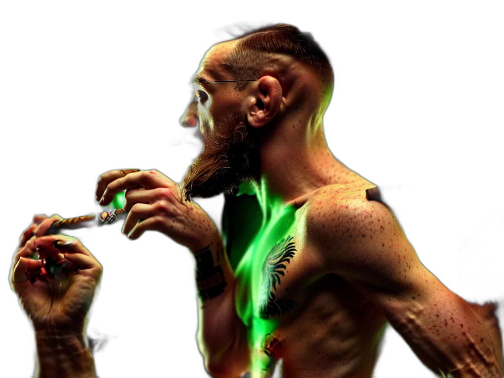 creature, concept art, cyberpunk, 3d render transparent PNG cut-out
