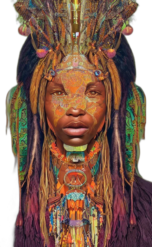 face, mask, jewelry, hair transparent PNG cut-out