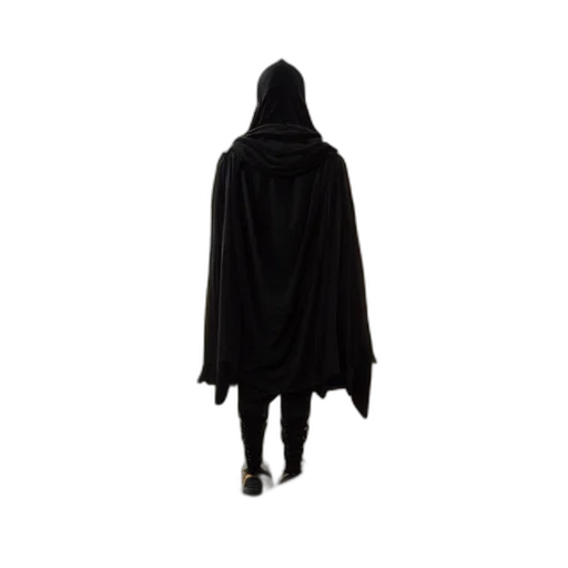 jacket, dress, mask, staff transparent PNG cut-out