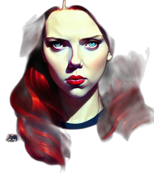 face, photorealistic, fantasy art, comic book art transparent PNG cut-out