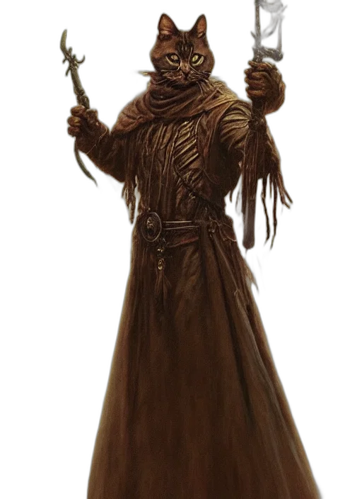 staff, creature, mask, sword transparent PNG cut-out