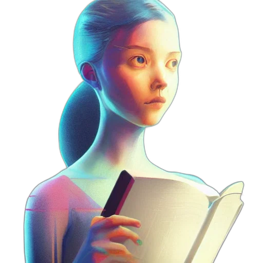 face, robot, dress, staff transparent PNG cut-out