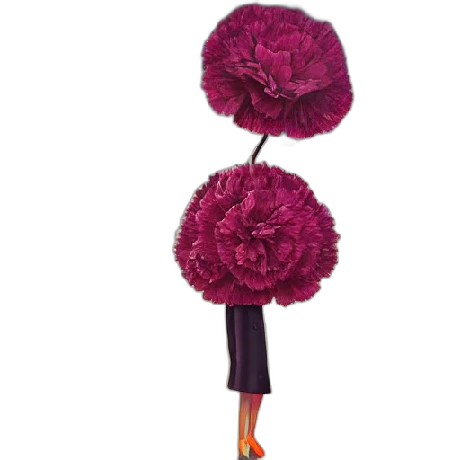 hat, umbrella, flower, staff transparent PNG cut-out