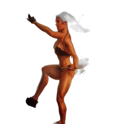 staff, mask, creature, dress transparent PNG cut-out