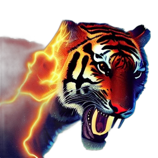 animal, fantasy art, concept art, 3d render transparent PNG cut-out