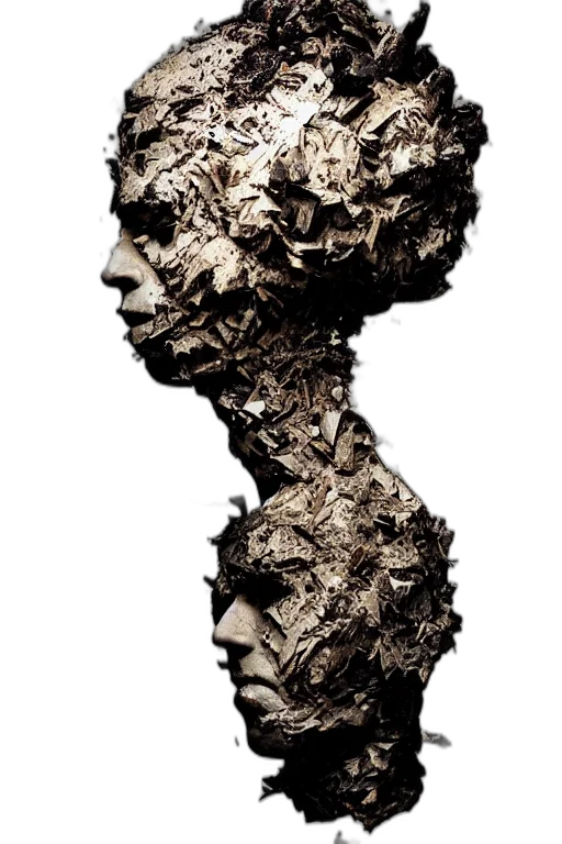 mask, face, hair, crown transparent PNG cut-out