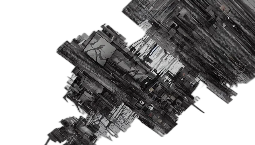 weapon, robot, sword, hair transparent PNG cut-out