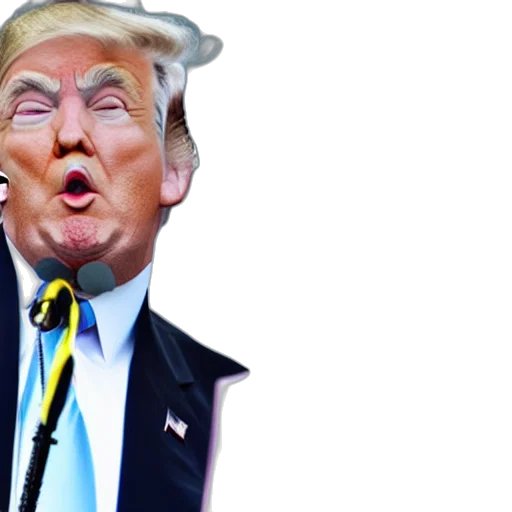 mask, trump, wearing, anime transparent PNG cut-out