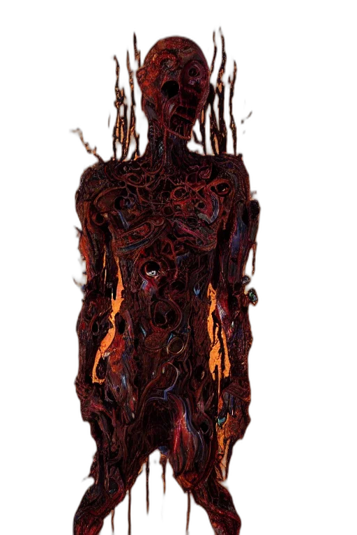 dress, hair, creature, mask transparent PNG cut-out