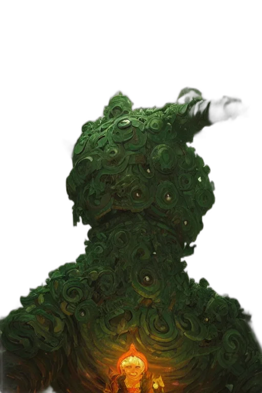 creature, mask, tree, crown transparent PNG cut-out