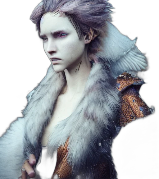 jacket, face, creature, dragon transparent PNG cut-out