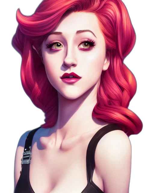 face, fantasy art, cartoon, comic book art transparent PNG cut-out