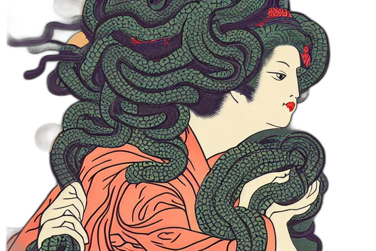 hair, staff, dragon, dress transparent PNG cut-out
