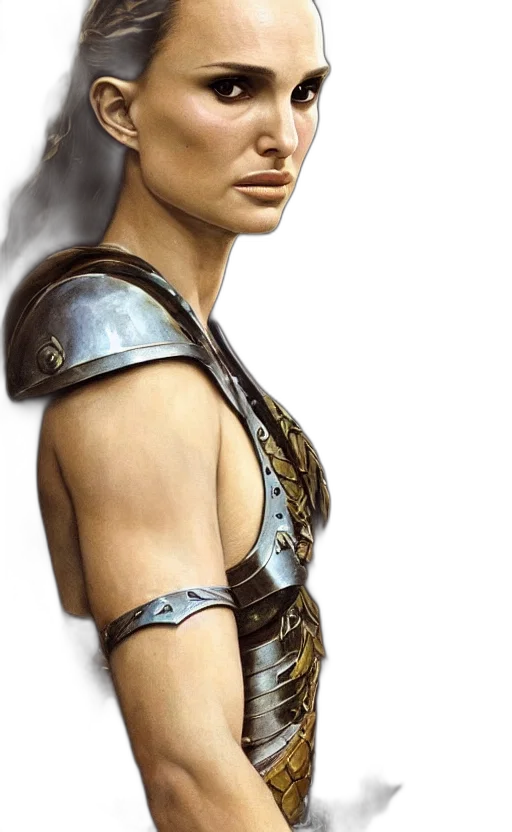 face, sword, jewelry, staff transparent PNG cut-out