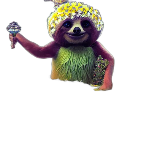 staff, animal, creature, hat transparent PNG cut-out