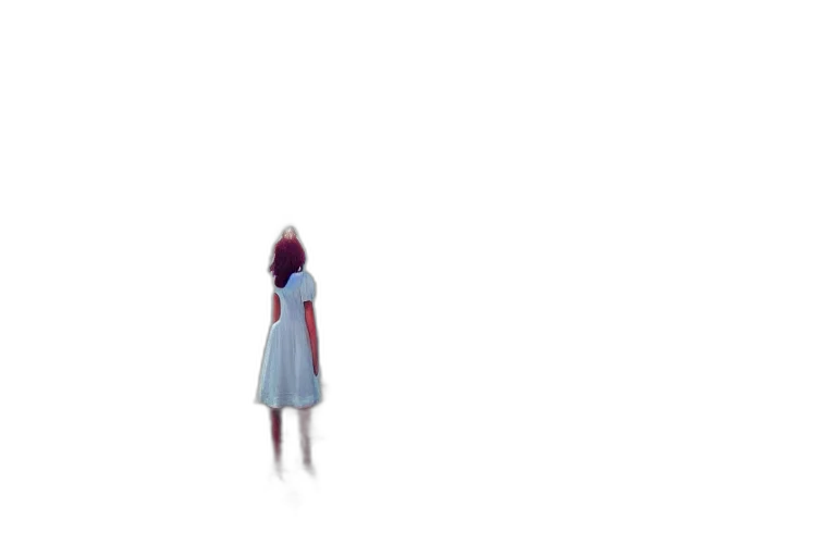 dress, robot, creature, hair transparent PNG cut-out