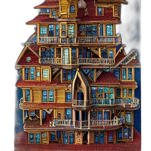 building, furniture, concept art, 3d render transparent PNG cut-out