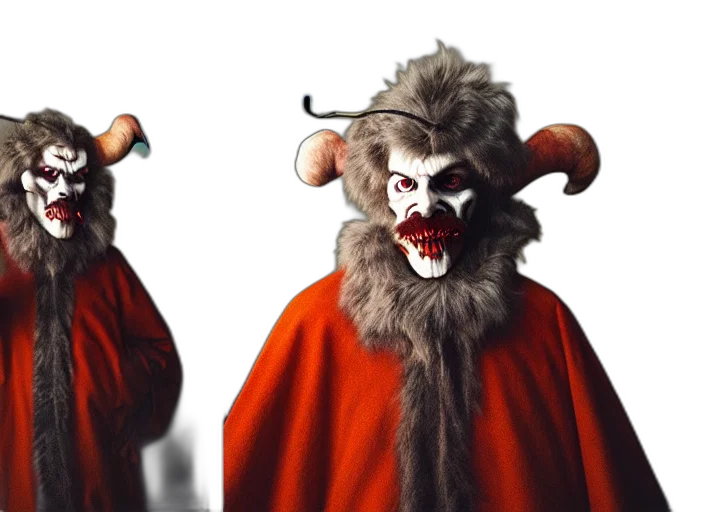 mask, concept art, 3d render, photorealistic transparent PNG cut-out